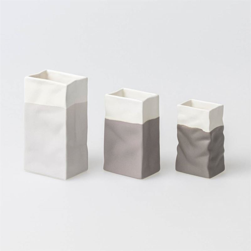 Shades of Grey Sml Vase Set of 3
