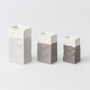 Shades of Grey Sml Vase Set of 3