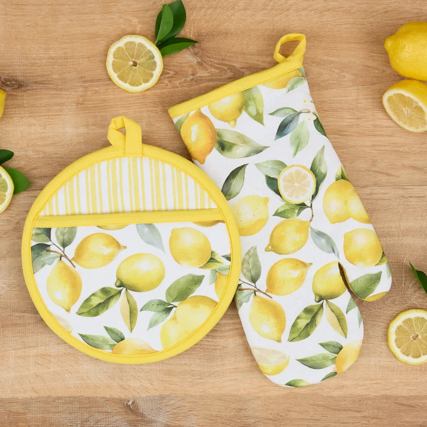 Lemon Grove Oven Mitt