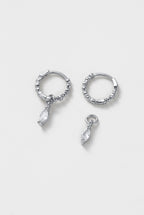 Bridie Huggie Silver Mini Huggy