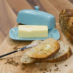 Eggshell Blue Rectangle Butter Dish