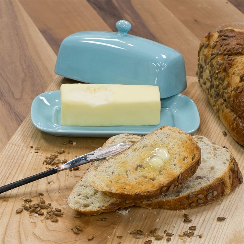 Eggshell Blue Rectangle Butter Dish