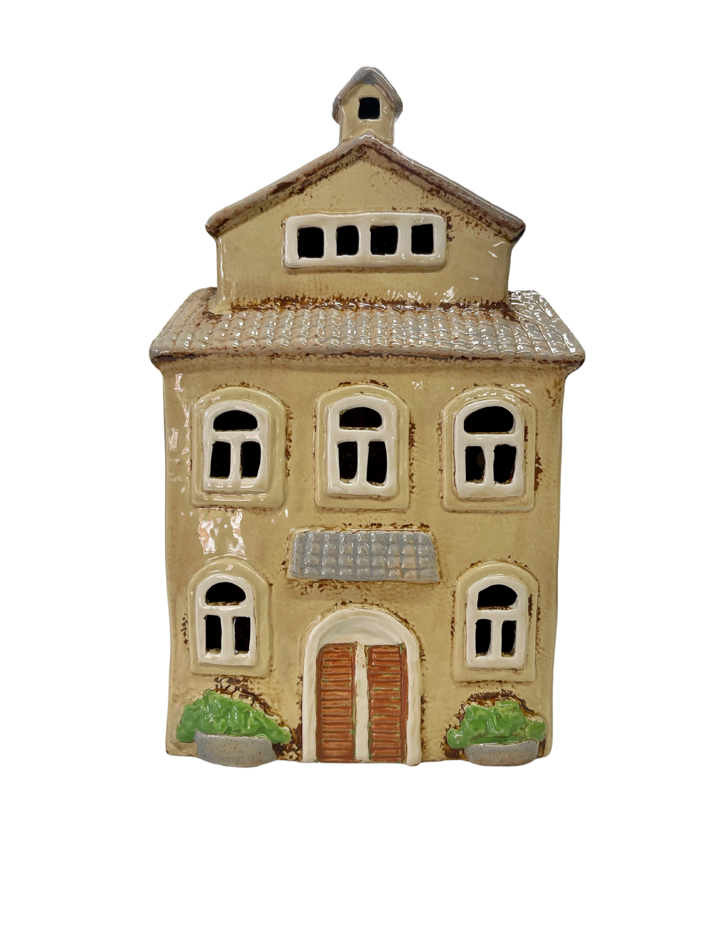 Cream Garden House Tealight 033