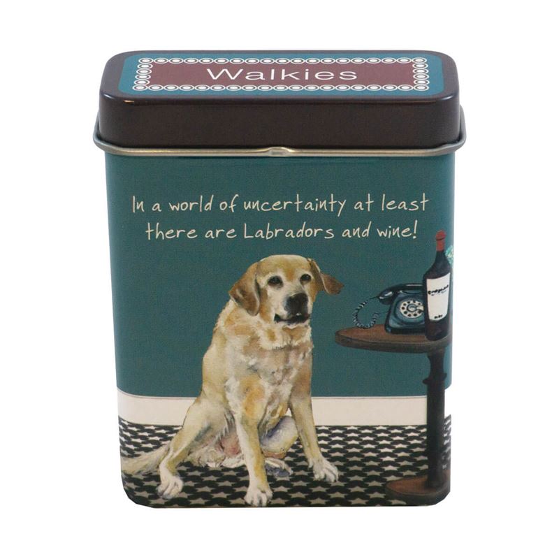 Labrador & Wine Pocket Treat Tin