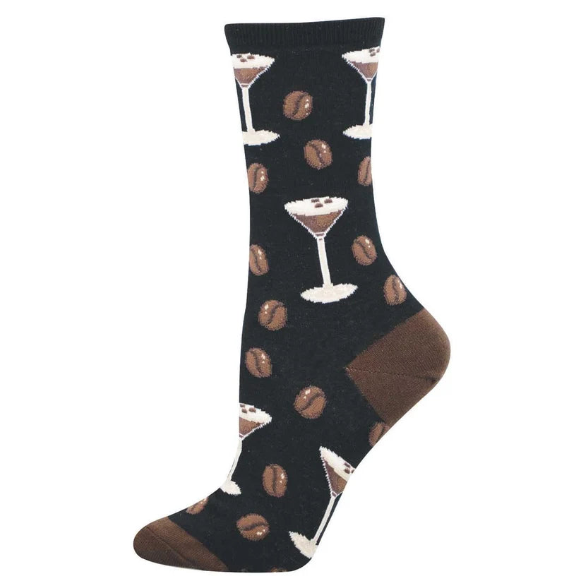 W Espresso Martini Black Socks