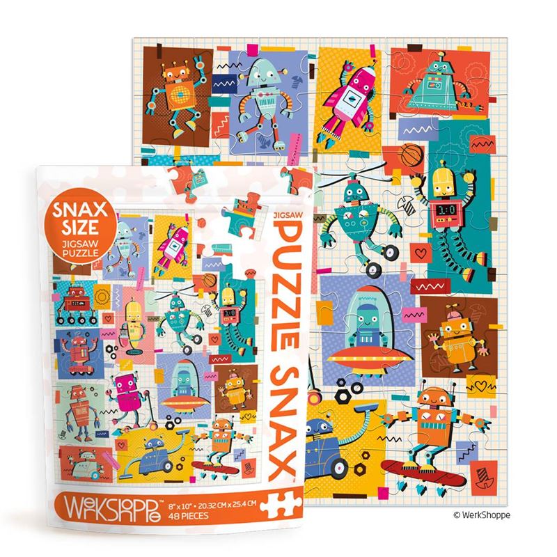 Robots 48pce Puzzle Snax