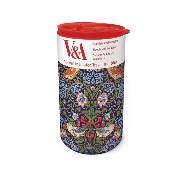 Strawberry Thief Travel Tumbler