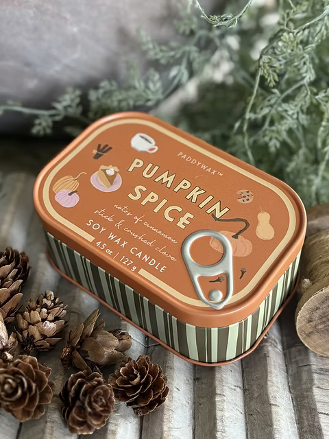 Pumpkin Spice Bistro Tin Candle