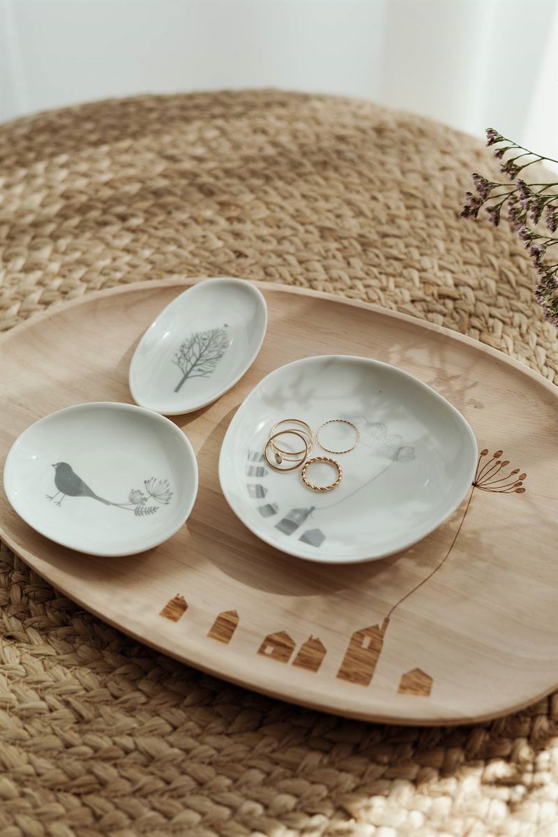 Birdhouse Wonderland Bowl Set of 3