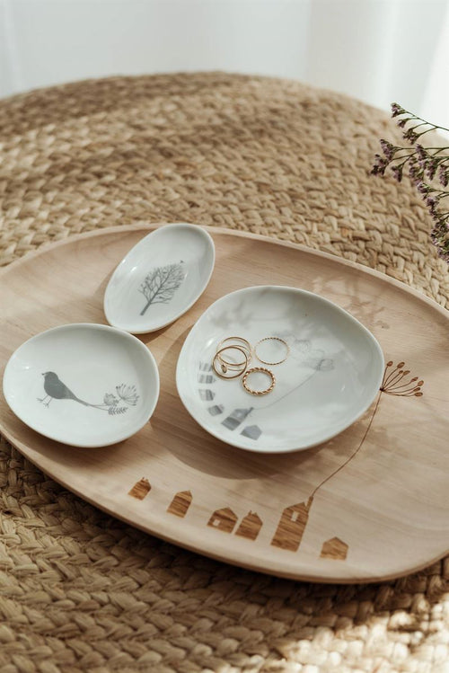 Birdhouse Wonderland Bowl Set of 3