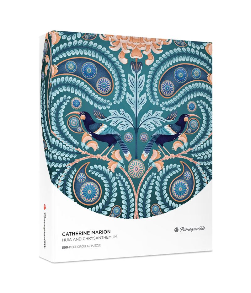 Huia & Chrysanthemum Circular 500pce Puzzle