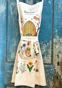 Bees and Honey Vintage Apron