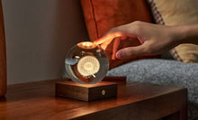 Load image into Gallery viewer, Walnut Dandelion 3D Laser Light