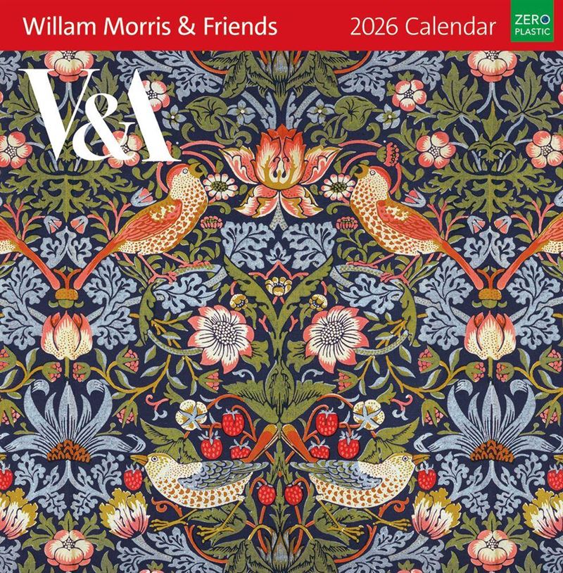 William Morris & Friends 2026 Wall Calender