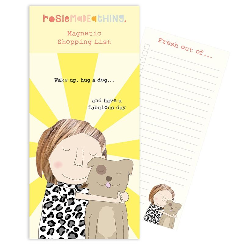 Hug a Dog Magnetic List Pad