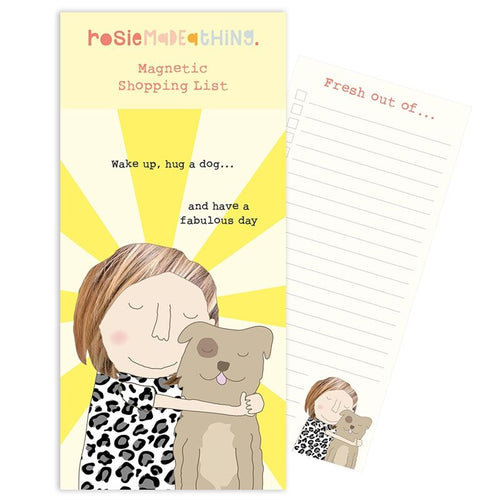 Hug a Dog Magnetic List Pad