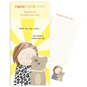 Hug a Dog Magnetic List Pad