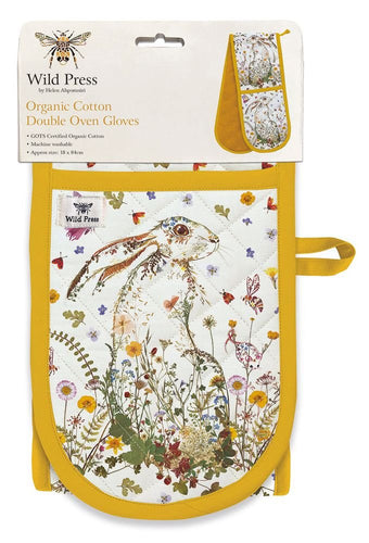 Wildflower Hare Oven Gloves