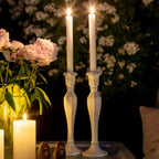 2Pack White Table Candle Timer 2xAA