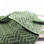 Kitchen Towel Duo Forest Herringbone