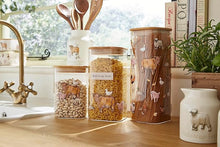 Load image into Gallery viewer, Buttercup Farm Glass Jar with Push Bamboo Lid Assorted Sizes