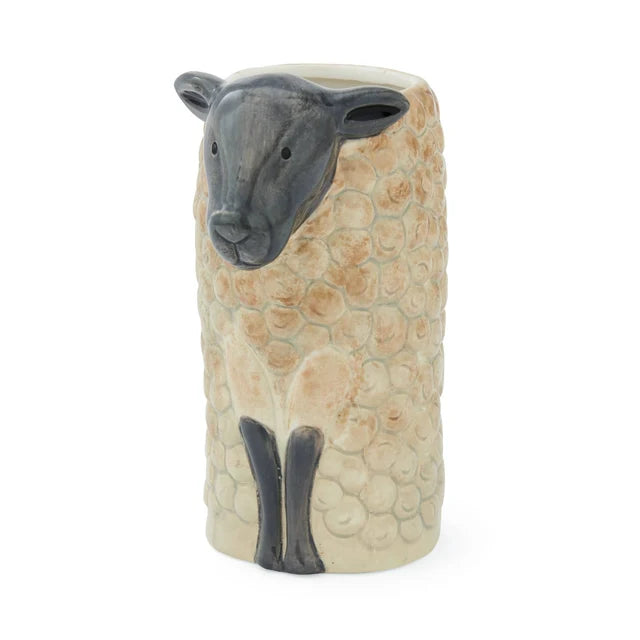 Highland Sheep Utensil Pot/Vase
