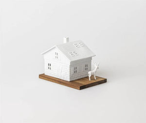 Deer & Ski Hut Tealight