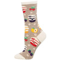 W Jam Jars Hemp Heather Socks