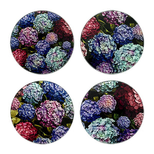 Hydrangea Bouquet Coaster Set