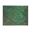 Emerald Flower Lined Guest Book