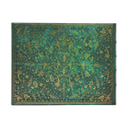 Emerald Flower Lined Guest Book