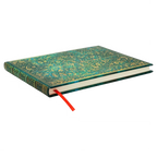 Emerald Flower Lined Guest Book
