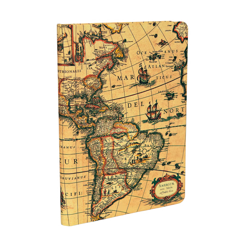 Western Hemisphere Midi Lined Journal Hard Cover
