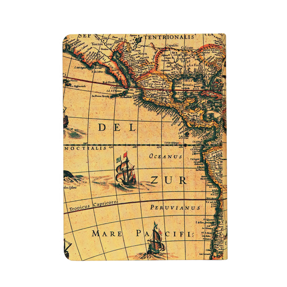 Western Hemisphere Midi Lined Journal Hard Cover