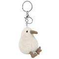 Koko the Kiwi Bag Charm White
