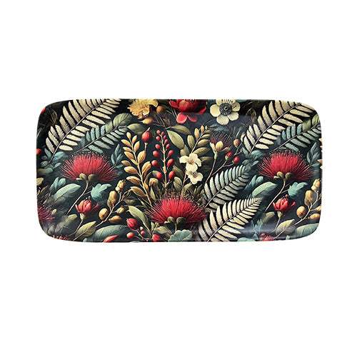Bamboo Tray Pohutukawa Tapestry