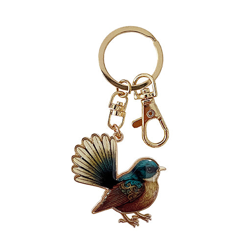 Key Ring NZ Nest Fantail
