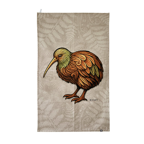 Tea Towel NZ Nest Kiwi