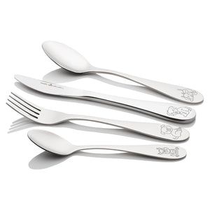 Wilkie 4pce Puppy Cutlery Set