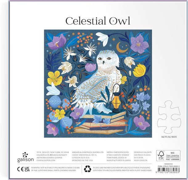 Celesial Owl 500pce Puzzle