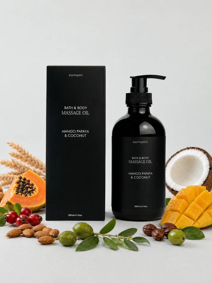 Mango Papaya & Coconut Bath & Body Massage Oil 200ml