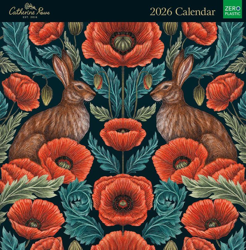 Catherine Rowe 2026 Wall Calender