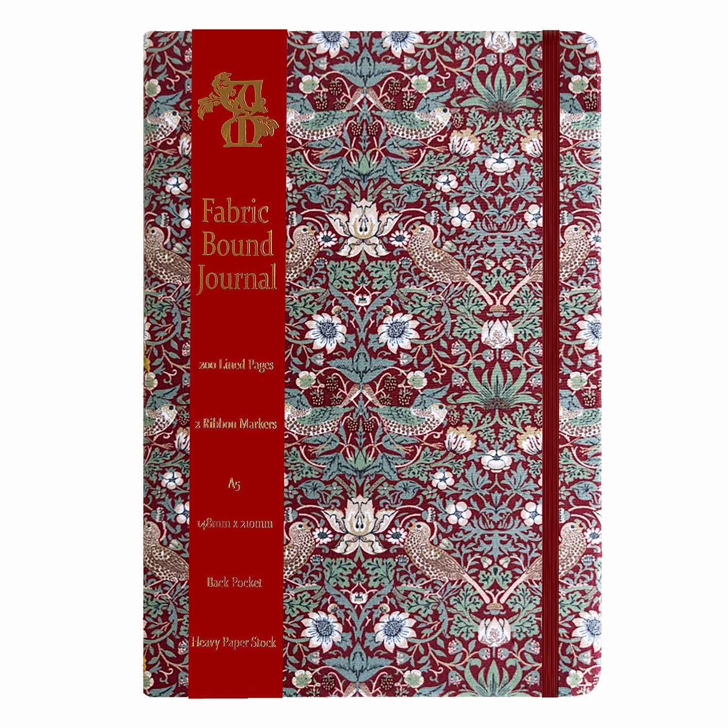 Strawberry Thief Lined Journal A5