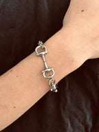 Linked Snaffle Chain Bracelet