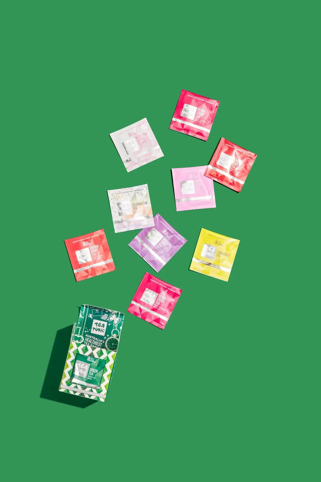 10 Teabag Green Box