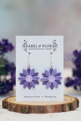 Dreamy Violet Bloom Earrings