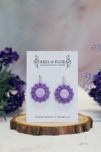 Violet Bloom Earrings