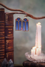 Shroomlight Window Handcrafted Earrings