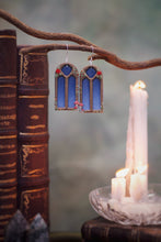 Load image into Gallery viewer, Shroomlight Window Handcrafted Earrings