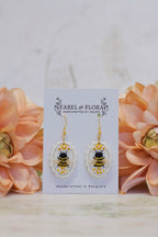 Spring Bees Handcrafted Earrings
